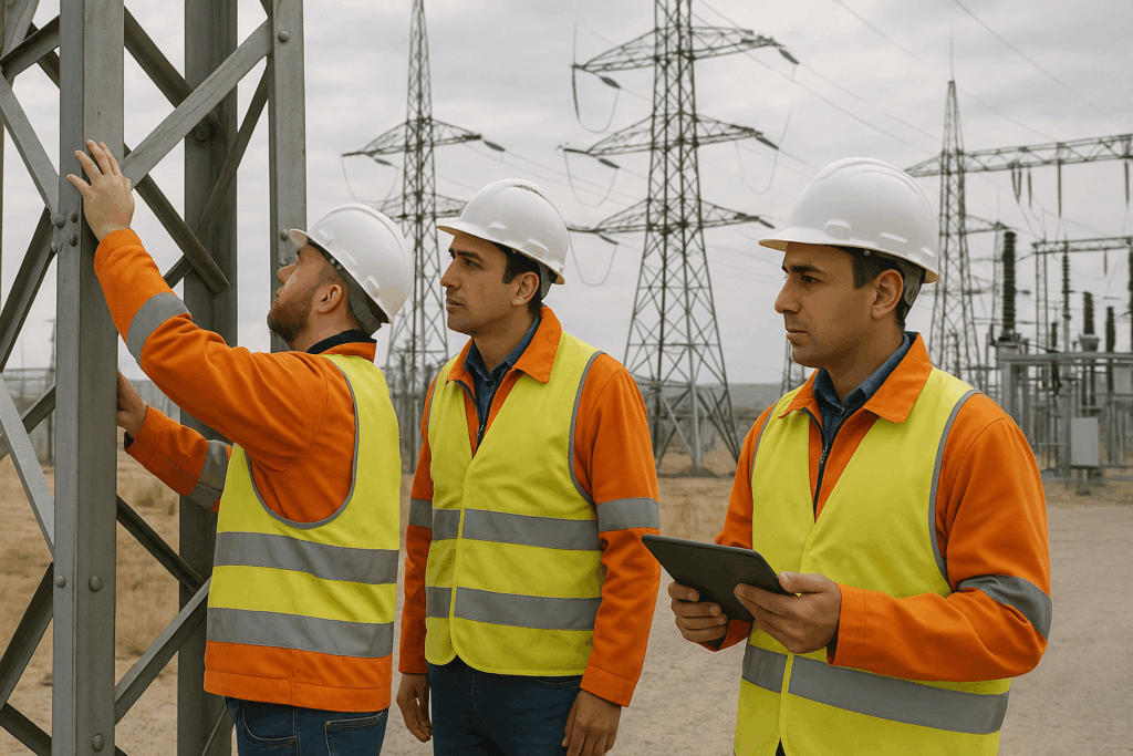 Field Engineers inspect equipment in remote locations using FieldFLEX Mobile in Offline Mode